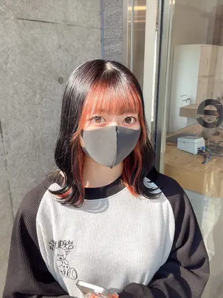 ミディアム カラー mio/⭐︎ ブリーチ指名No.1のヘアスタイル