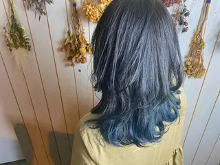 セミロング カラー パーマ LILIS hair designのヘアスタイル