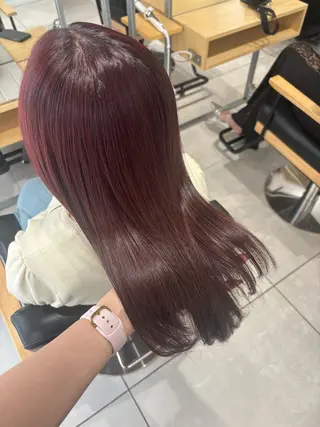 ミディアム カラー ベージュ/グレージュ 🧸あやか/表参道のヘアスタイル