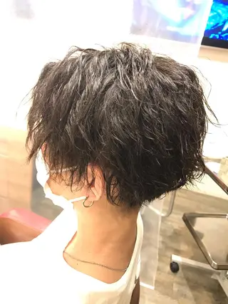 ショート パーマ メンズ 限定クーポン 💕大量更新ブリーチのヘアスタイル