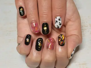 ネイル 𖡼 yumenoのネイルデザイン