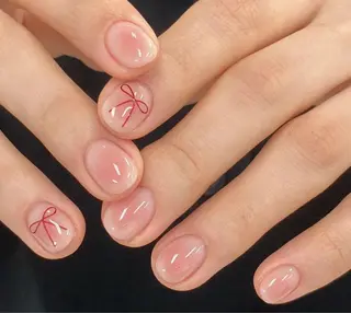 ネイル candy nail 韓国風ワンホンネイルのネイルデザイン