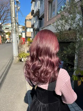 セミロング カラー ヘアアレンジ 🦋レイヤー特化/ 羽エク/ナツミ🦋のヘアスタイル