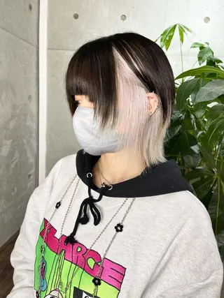 カラー かずくん🦩名古屋 ハイトーン/レイヤーのヘアスタイル