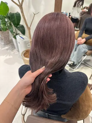ミディアム カラー Liru:smart salon/茅ヶ崎のヘアスタイル