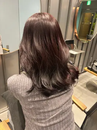 カラー 🐈‍⬛JUMI /透明感カラー/🩶のヘアスタイル