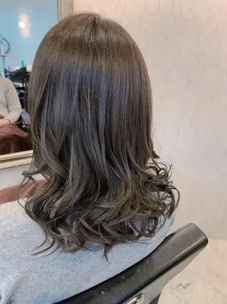 ミディアム カラー ☆毎月先着15名まで ☆シバタユートのヘアスタイル
