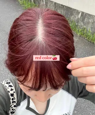 カラー カットモデル 天王寺🤍haruのヘアスタイル