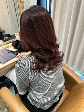セミロング カラー 酒井 里穂のヘアスタイル