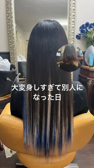 ロング KITTY 立川のネイルデザイン
