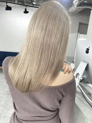 セミロング パーマ カラー ヘアアレンジ 💎lino _by _ACNE💎 🧸のヘアスタイル