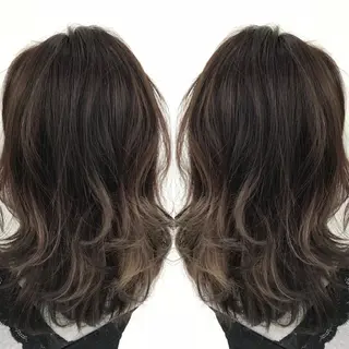 ミディアム 縮毛矯正/髪質改善 継続する美髪のヘアスタイル