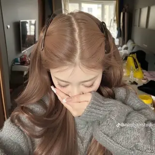 カラー 透明感ベージュ 🎀Anju/渋谷のヘアスタイル