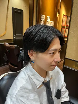 ショート メンズ 工藤 千織のヘアスタイル