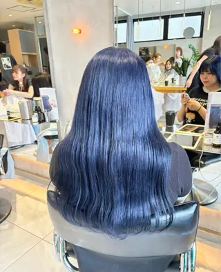 ロング カラー ヘアアレンジ 艶髪/レイヤーカット 🐣misakiのヘアスタイル