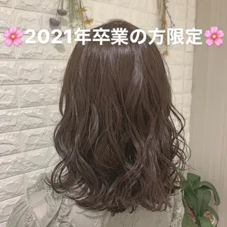 ミディアム ⟡.·韓国ヘア*.゚ 室岡 咲希のヘアスタイル
