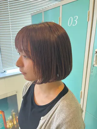 ショート Rena🦄顔まわり カット🤍✂️のヘアスタイル
