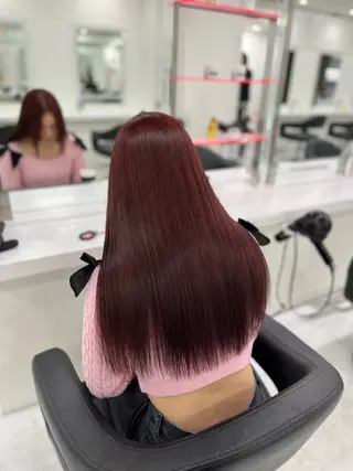 ロング まろっと艶感ブラウン ベージュ🤍まなかのヘアスタイル