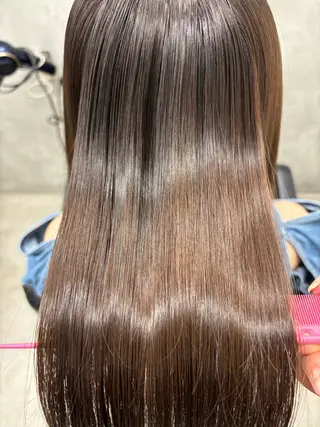 ロング カラー すぐ巻ける縮毛矯正 🍀勝倉　麗のヘアスタイル