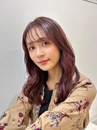 セミロング NOAHL上尾店 カットモデル募集中のヘアスタイル