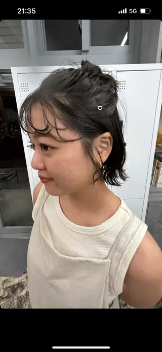 ショート KIZUKI所属・yara reinのヘアスタイル