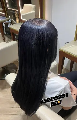 ロング カラー 山中 あるのヘアスタイル