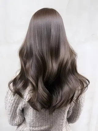 セミロング カラー ITbyALBUM 中野店のヘアスタイル