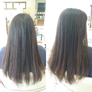ロング キンジョウ エナミのヘアスタイル