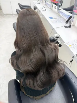 ロング カラー 🤍透明感·ツヤ感 カラー/mai‎🤍のヘアスタイル