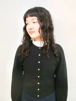 ロング 宇佐美/ボブ／ 顔まわりレイヤーのヘアスタイル