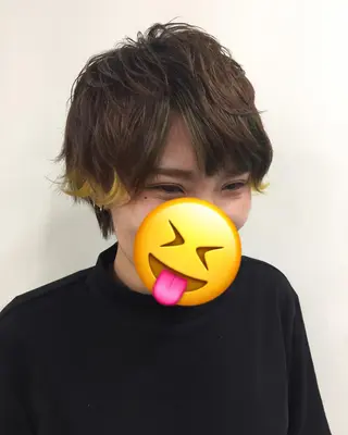 ショート カラー 🌛ダブルカラー 🌜SAYAKAのヘアスタイル