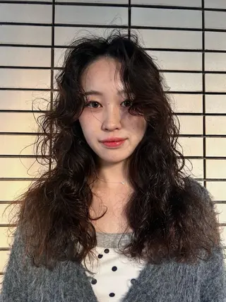 ロング パーマ デザインパーマ/ カット/nanaのヘアスタイル