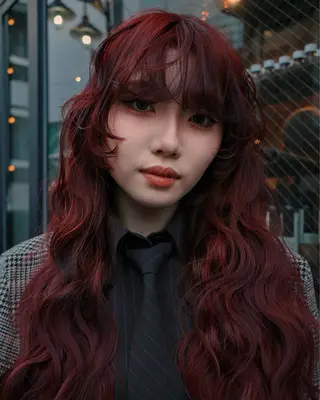 ロング カラー レイヤー/パーマ /ウルフ/nabeのヘアスタイル