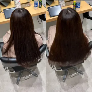 セミロング 髪質改善ヘアケア 艶髪特化/上田のヘアスタイル