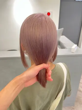 カラー TOMOKA ブリーチカラー🌟のヘアスタイル