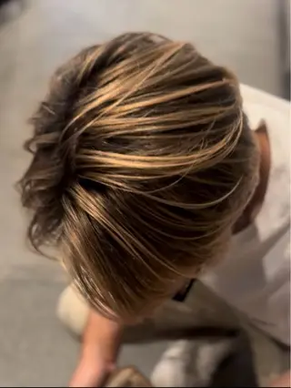 カラー メンズ メンズバレイヤージュ /町田/木村悠月のヘアスタイル