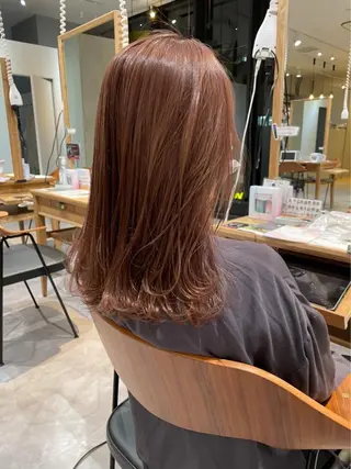 ミディアム カラー Tamagawa Sakiのヘアスタイル