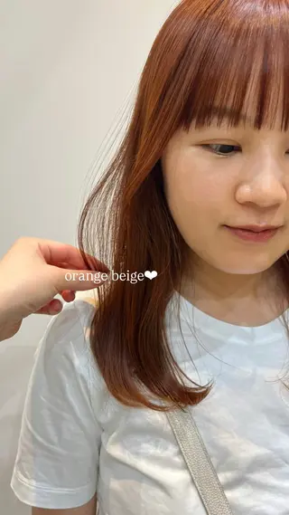 ミディアム 🫧レイヤー/暖色 /ベージュMAI🫧のヘアスタイル