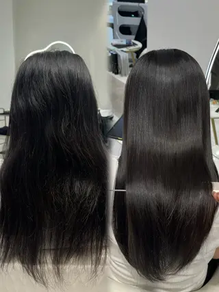 ロング カラー 𝑹𝒊𝒉𝒐🎀 名駅/大人韓国ヘアのヘアスタイル