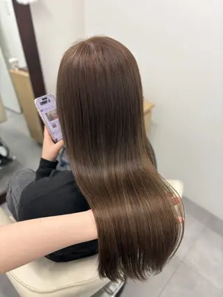 セミロング トレンド甘めガーリー Mizuki☁️🫧のヘアスタイル