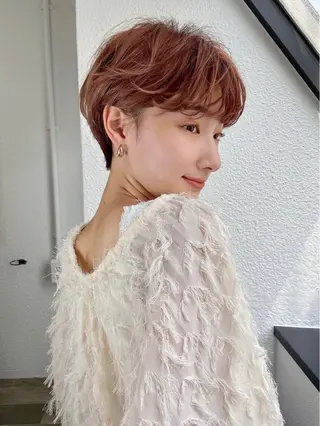 ショート カラー 🦋透明感カラー🦋 なつやのヘアスタイル