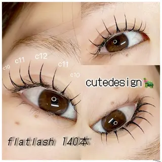 マツエク・マツパ Eye Riche chikaのマツエク・マツパデザイン