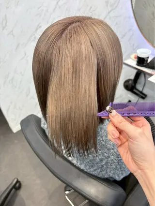 カラー ⋆✦ Leon カット¥1100のヘアスタイル