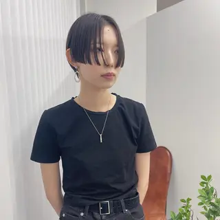 ショート カラー 無料モデル募集中🍃 ANDYのヘアスタイル