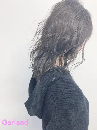 セミロング カラー 肌に馴染むカラー 梅田・増田のヘアスタイル
