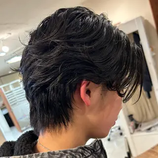 パーマ メンズ メンズパーマ/メンズ カット/たばたよしきのヘアスタイル