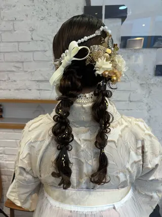 ロング ヘアアレンジ しみず さくら🌸のヘアスタイル