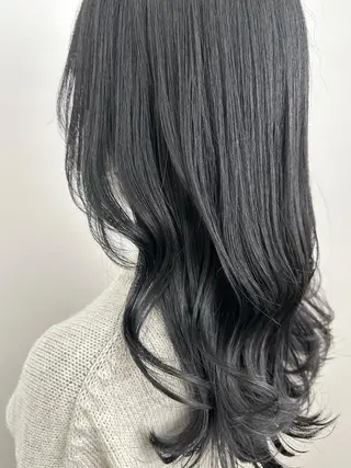 ロング カラー トレンド/顔まわり/ レイヤー/髪質改善のヘアスタイル