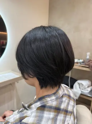 ショート 市原亮/塩釜口/ ツイスパ/波巻きのヘアスタイル