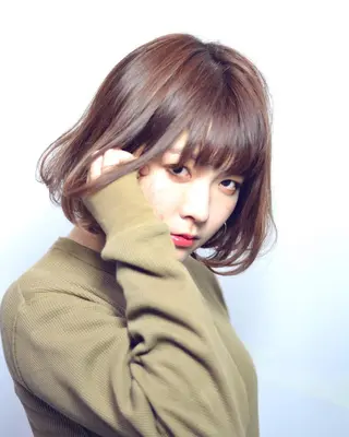 ミディアム 大木 拓瑞のヘアスタイル